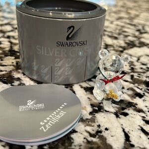 Swarovski Crystal Kris Bear with Honey Pot